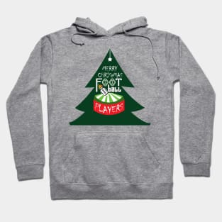 christmas foot ball Hoodie